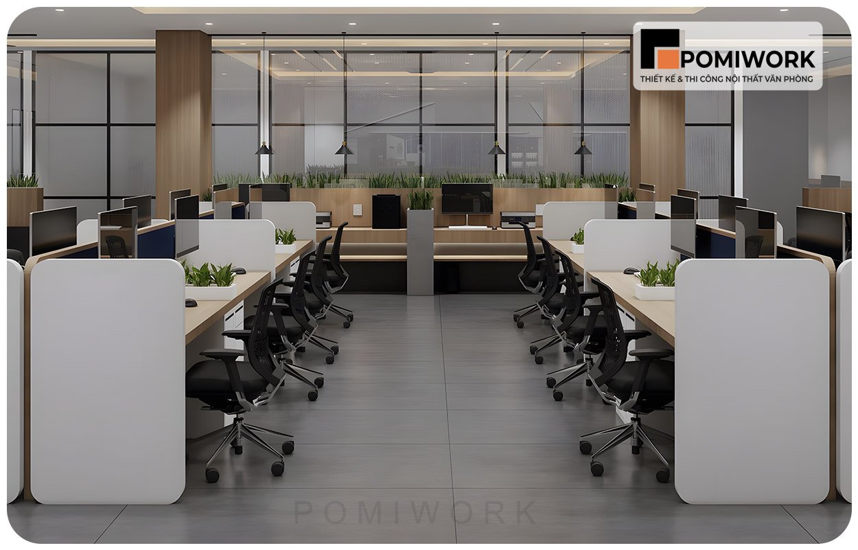 Thiết Kế Thi Công Nội Thất Văn Phòng Tại Hiệp Phước Tp. HCM