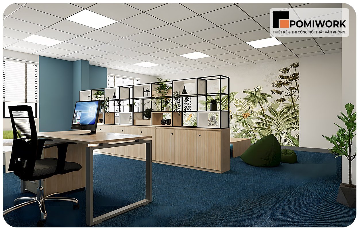Thiết Kế Thi Công Nội Thất Văn Phòng Tại P. Long Phước Tp. HCM