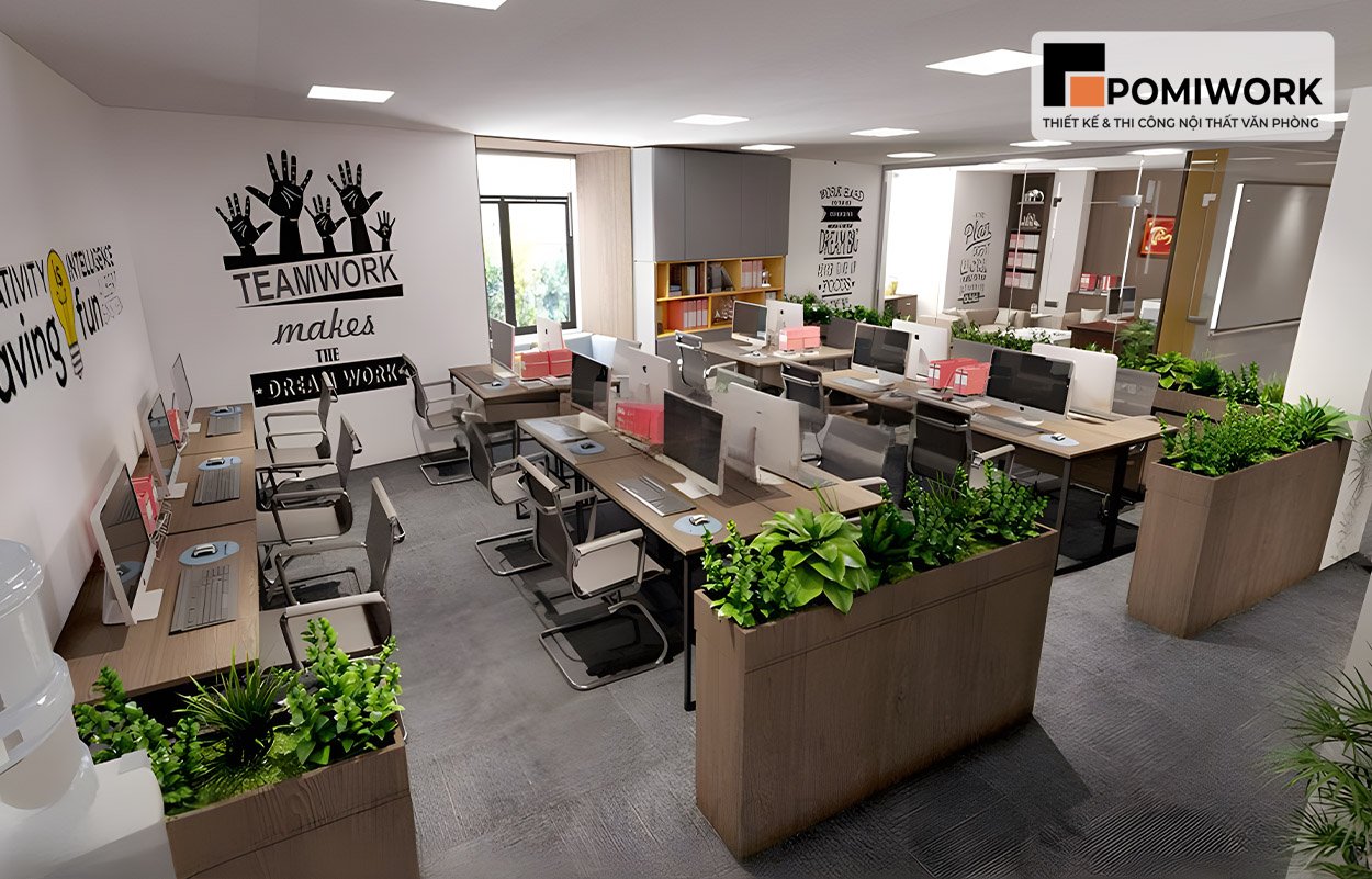 Thiết Kế Thi Công Nội Thất Văn Phòng Tại P. An Nhơn Tp. HCM