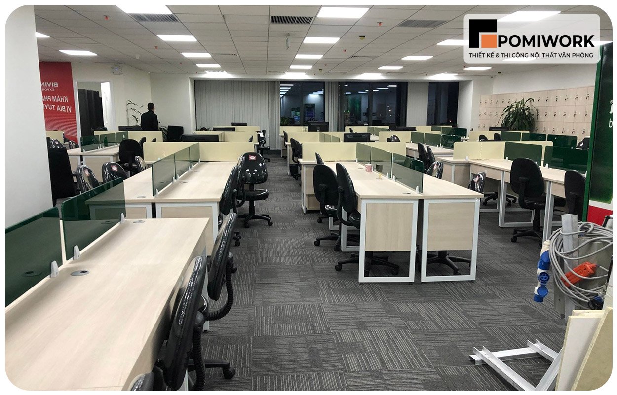 Thiết Kế Thi Công Nội Thất Văn Phòng Tại P. Đông Hòa Tp. HCM