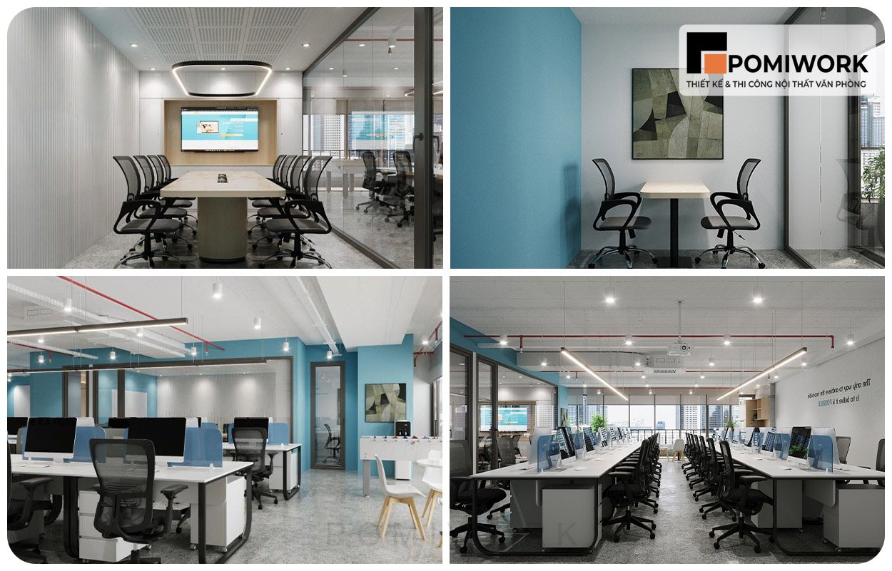 Thiết Kế Thi Công Nội Thất Văn Phòng Tại P. Tân Sơn Tp. HCM