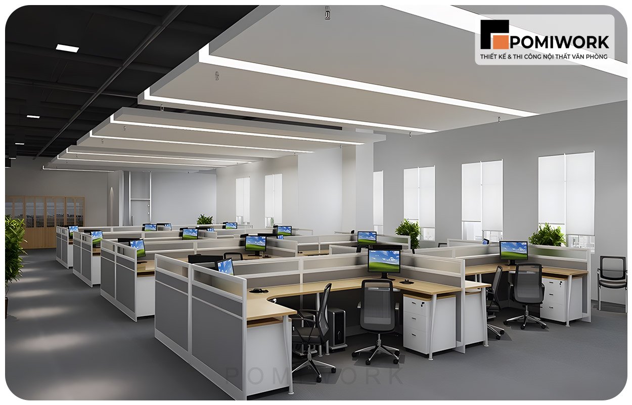 Thiết Kế Thi Công Nội Thất Văn Phòng Tại P. Thuận Giao Tp. HCM