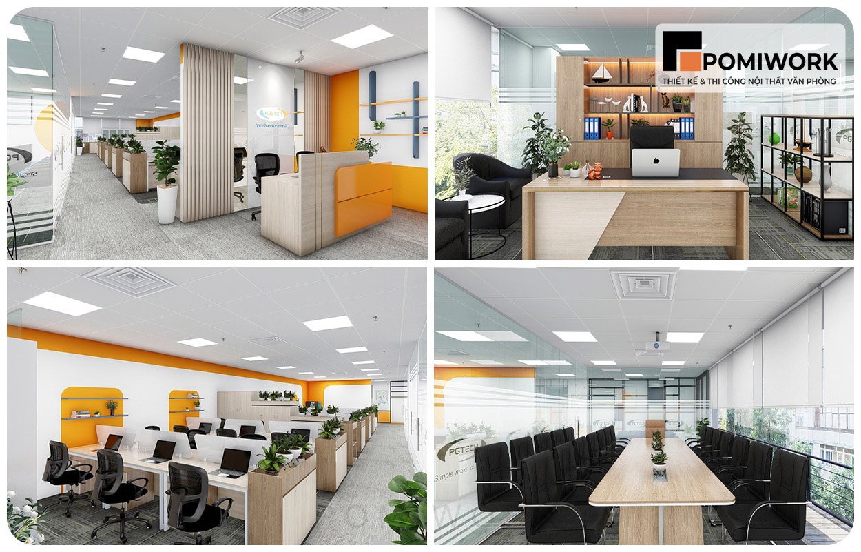 Thiết Kế Thi Công Nội Thất Văn Phòng Tại Phú Hòa Đông Tp. HCM