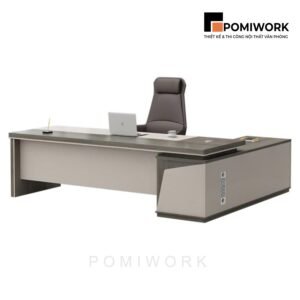 Bàn giám đốc chữ L hiện đại - Thiết kế sang trọng, tiện ích, gỗ cao cấp