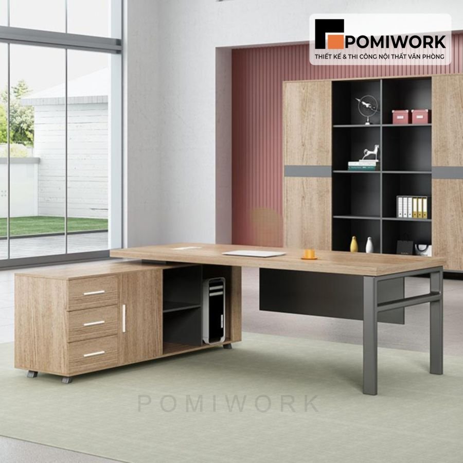 ban giam doc chu l kem hoc tu phong cach toi gian chuyen nghiep bàn giám đốc chữ l kèm hộc tủ phong cách tối giản chuyên nghiệp