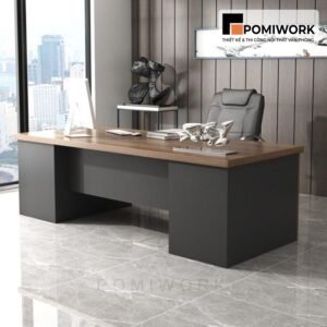 Bàn giám đốc gỗ hiện đại thiết kế sang trọng, hộc tủ tiện lợi