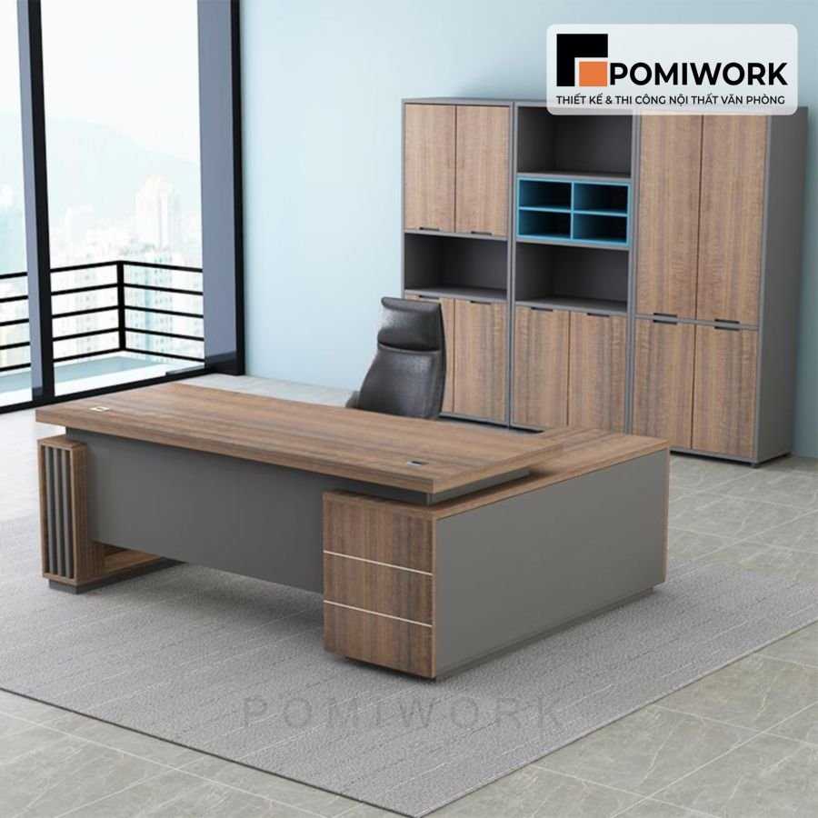 ban giam doc hien dai go mdf cao cap (4) Bàn giám đốc hiện đại gỗ MDF cao cấp - Sang trọng, đẳng cấp lãnh đạo