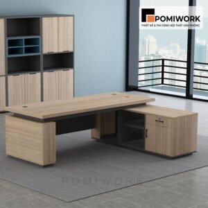 Bàn giám đốc hiện đại gỗ MDF cao cấp - Sang trọng, đẳng cấp lãnh đạo