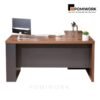 bàn giám đốc hiện đại mặt gỗ nâu sang trọng đẳng cấp văn phòng