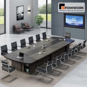 Bàn họp 16 ghế phong cách châu Âu - Thiết kế sang trọng, tiện nghi