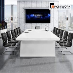Bàn họp gỗ MDF bền đẹp - Sang trọng, chống trầy xước, dễ vệ sinh