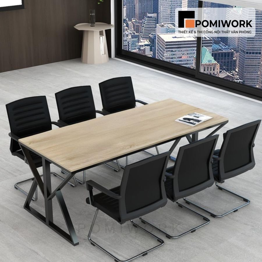 ban hop van phong chan sat mat go thiet ke don gian chac chan gia tot