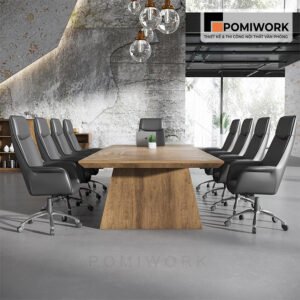 Bàn họp văn phòng gỗ cao cấp - Đẹp, bền, giá tốt cho doanh nghiệp