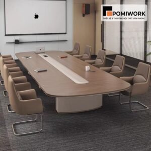 Bàn họp văn phòng hiện đại 10-12 chỗ - Thiết kế tối giản, sang trọng