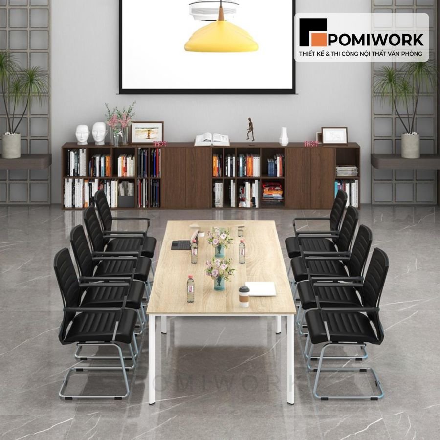 ban hop van phong hien dai chan sat mat go thiet ke sang trong ben dep