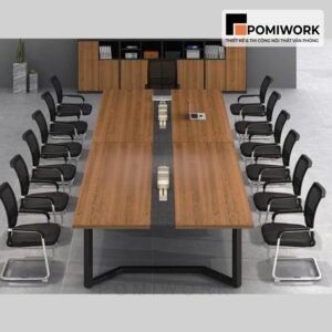 Bàn họp văn phòng - Mặt gỗ MDF cao cấp, kiểu dáng sang trọng