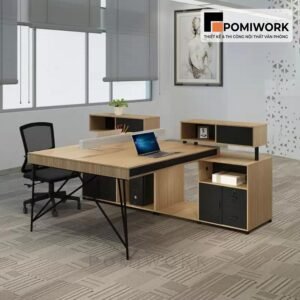 Bàn làm việc 2 người ngồi - Thiết kế sang trọng, hiện đại