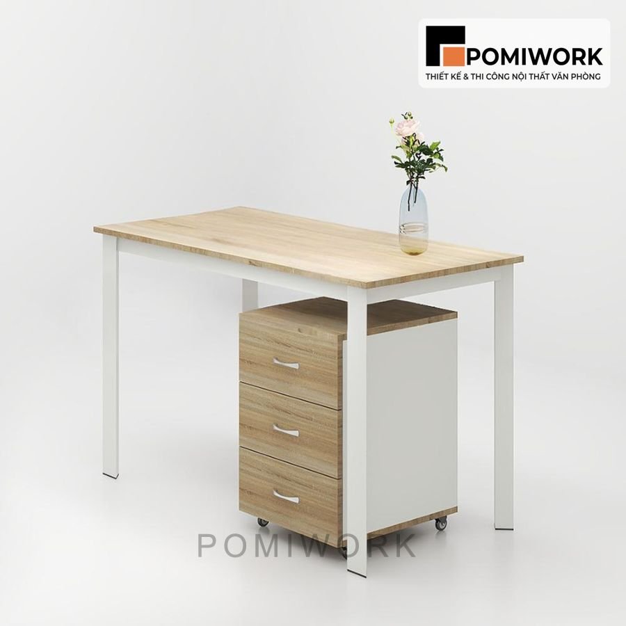 ban lam viec chan sat mat go thiet ke sang trong kem hoc tu