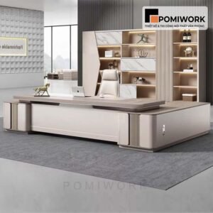 Bàn làm việc giám đốc hiện đại - Sang trọng, tối giản, chuyên nghiệp