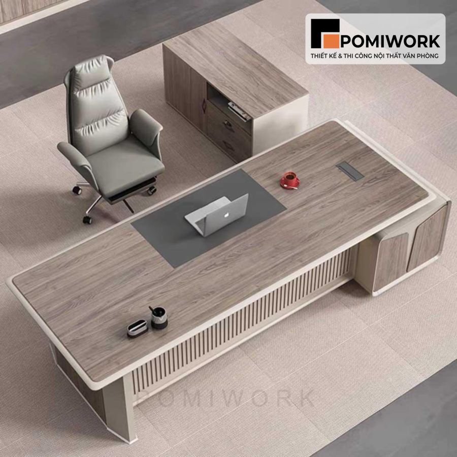 ban lam viec giam doc hien dai toi gian tinh te sang trong Bàn làm việc giám đốc hiện đại - Tối giản, tinh tế, sang trọng