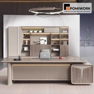 Bàn làm việc giám đốc hiện đại - Tối giản, tinh tế, sang trọng