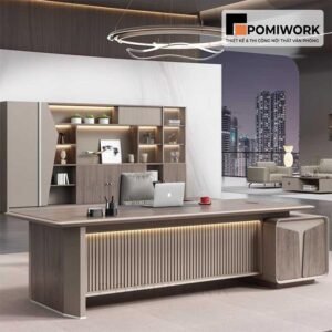 Bàn làm việc giám đốc hiện đại - Tối giản, tinh tế, sang trọng