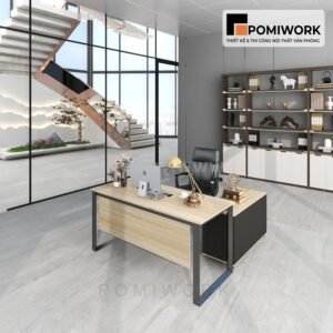 Bàn làm việc lãnh đạo cao cấp - Kiểu dáng hiện đại, bền đẹp