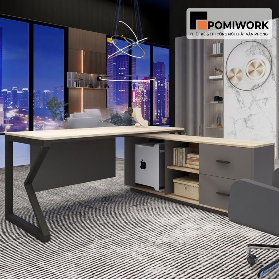 ban lam viec lanh dao dep sang trong hien dai hop phong thuy Bàn làm việc lãnh đạo đẹp - Sang trọng, hiện đại, hợp phong thủy