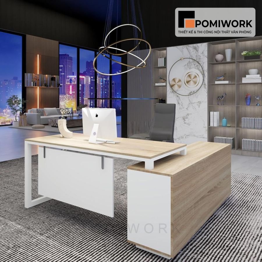 ban lam viec lanh dao dep sang trong hien dai hop phong thuy Bàn làm việc lãnh đạo đẹp - Sang trọng, hiện đại, hợp phong thủy