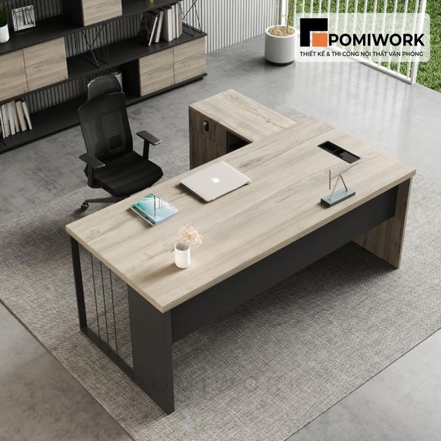 ban lam viec lanh dao hien dai kieu dang toi gian dang cap Bàn làm việc lãnh đạo hiện đại - Kiểu dáng tối giản, đẳng cấp