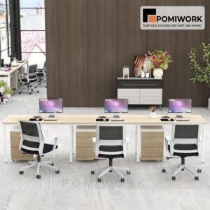 Bàn làm việc nhóm 3 người - Hiện đại, sang trọng