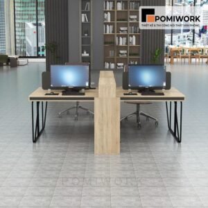 Bàn làm việc nhóm 4 người - Thiết kế hiện đại, tiện dụng