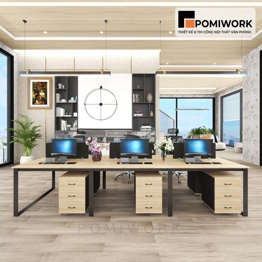 ban lam viec nhom 6 nguoi co hoc tu noi that van phong cao cap