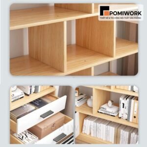 Kệ trang trí văn phòng đẹp - Sắp xếp hồ sơ và trang trí hiệu quả