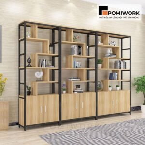 Kệ trang trí văn phòng đẹp - Thiết kế hiện đại, phù hợp mọi không gian