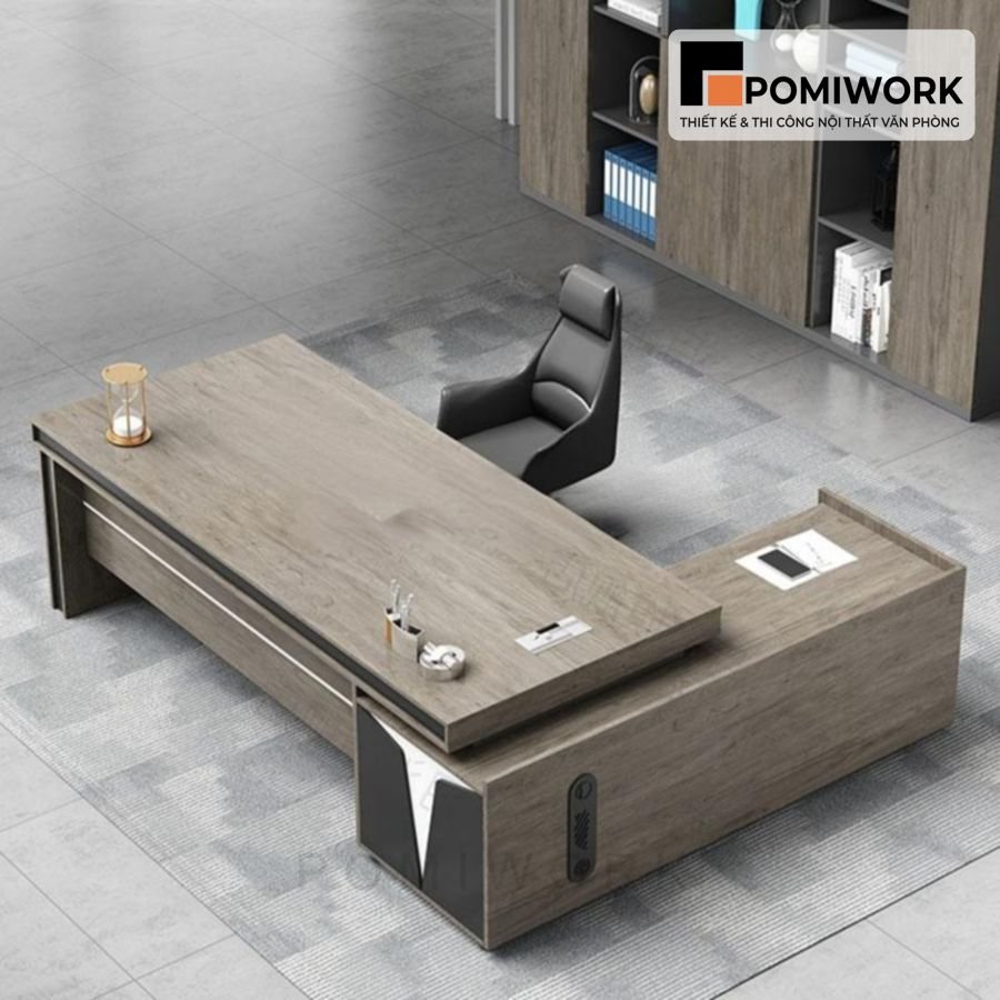 mau ban giam doc go mdf dep Mẫu bàn giám đốc gỗ MDF đẹp - Hiện đại, tinh tế, đẳng cấp doanh nhân