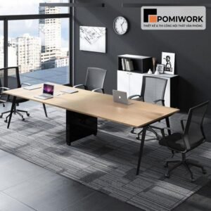 Mẫu bàn họp văn phòng kiểu mới - Thiết kế đơn giản, bền bỉ