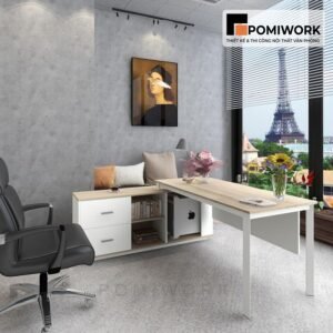 Mẫu bàn làm việc giám đốc đẹp, sang trọng - Mang đẳng cấp và phong thủy tốt cho doanh nghiệp