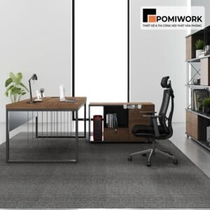 Mẫu bàn làm việc lãnh đạo hiện đại - Sang trọng, bền đẹp cho văn phòng