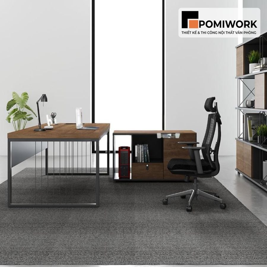 mau ban lam viec lanh dao hien dai sang trong ben dep cho van phong Mẫu bàn làm việc lãnh đạo hiện đại - Sang trọng, bền đẹp cho văn phòng