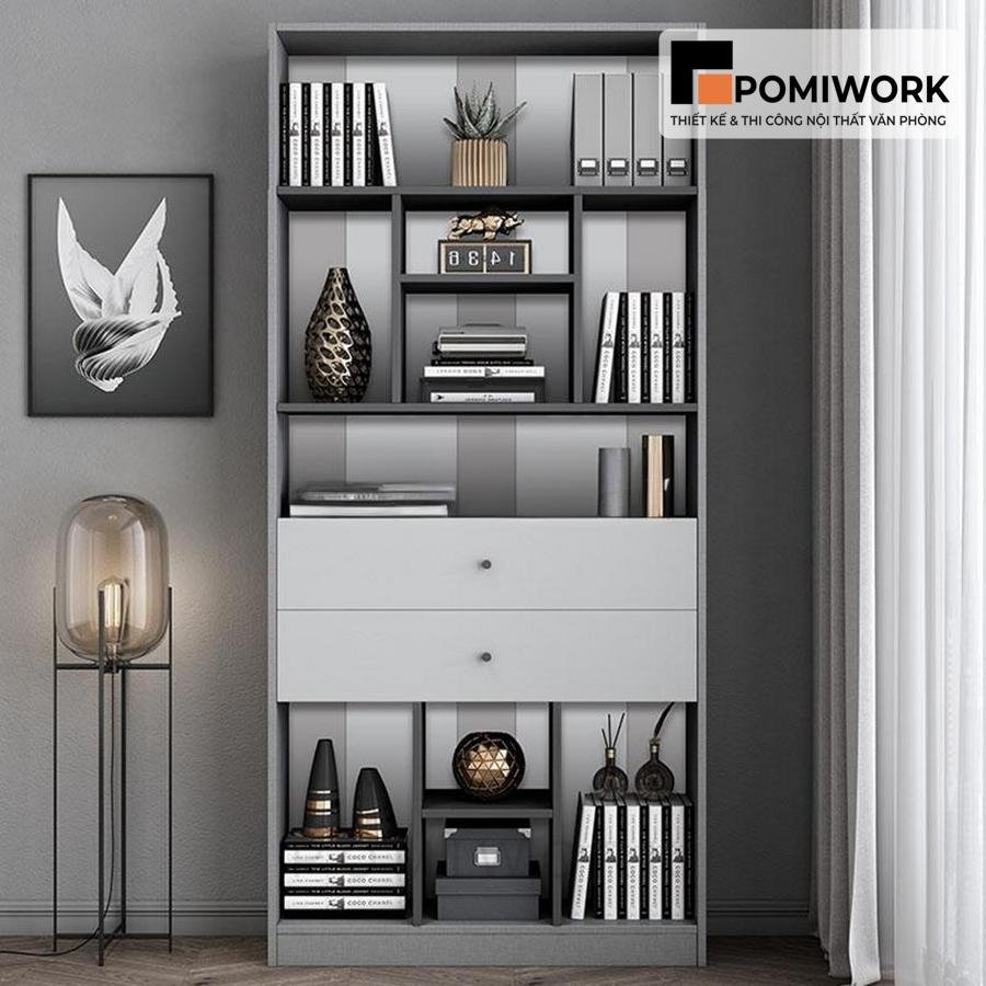 mau tu ho so cao 2 ngan keo Mẫu tủ hồ sơ cao 2 ngăn kéo - Lưu trữ tài liệu ngăn nắp