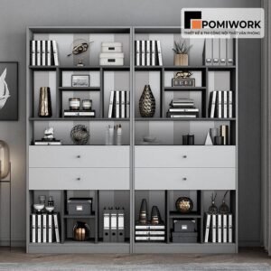 Mẫu tủ hồ sơ cao 2 ngăn kéo - Lưu trữ tài liệu ngăn nắp