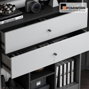 Mẫu tủ hồ sơ cao 2 ngăn kéo - Lưu trữ tài liệu ngăn nắp