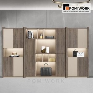 Mẫu tủ hồ sơ giám đốc phối màu đẹp - Lưu trữ tiện lợi, thẩm mỹ cao