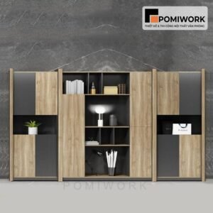 Mẫu tủ hồ sơ giám đốc phối màu đẹp - Lưu trữ tiện lợi, thẩm mỹ cao