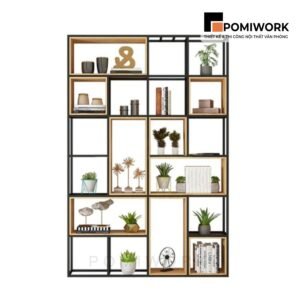 Top mẫu kệ trang trí văn phòng hiện đại - Decor đẹp, ấn tượng