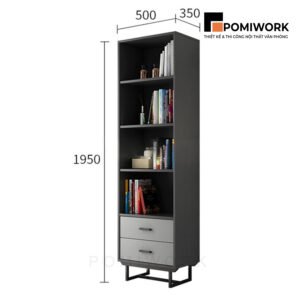 Tủ hồ sơ cao văn phòng - Thiết kế hiện đại, nhiều ngăn tiện lợi