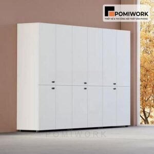Tủ hồ sơ cao văn phòng - Thiết kế đứng, nhiều ngăn lưu trữ
