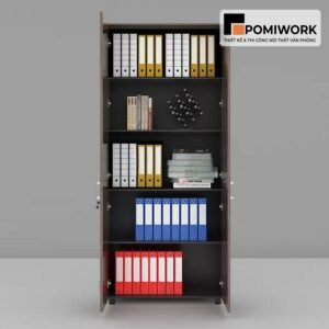 Tủ hồ sơ cao văn phòng - Thiết kế đứng, nhiều ngăn lưu trữ