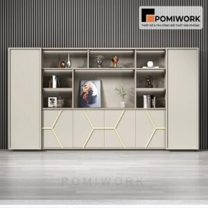 Tủ hồ sơ giám đốc bằng gỗ MDF - Kiểu dáng đẹp, đẳng cấp